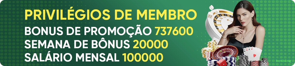 Login rápido no app betbing